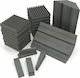 EQ Acoustics Project Room Set of Sound Absorbing (4pcs) in Gray Color