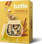 Turtle Better Breakfast Bio Γκρανόλα Βρώμης Turtle Apple & Cinnamon 350gr
