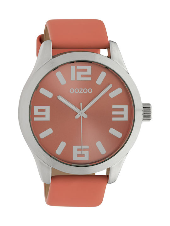 Oozoo Timepieces Ceas de Damă cu Roz Curea din Piele