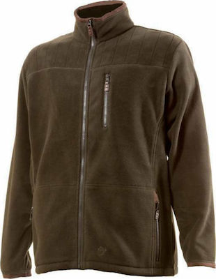 Toxotis Active Wear Hunting Cardigan Fleece Khaki