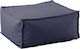 Waterproof Bean Bag Stool Poof Depo Gray 60x60x28cm