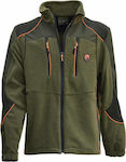 Univers Univers Monte Bianco Jagdjacke Vlies Khaki