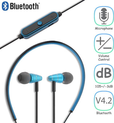 STN-780 In-Ear Bluetooth-Freisprecheinrichtung Kopfhörer Blau