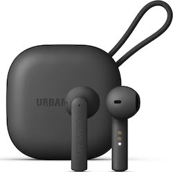 Urbanears Luma Earbud Bluetooth Handsfree Ακουστικά με Αντοχή στον Ιδρώτα και Θήκη Φόρτισης Μαύρα