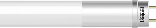Elvhx Microwave LED-Lampe 14W Röhrenform 120εκ. für Fassung G13 und Form T8 Kühles Weiß 2100lm