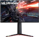 LG UltraGear 27GN950-B IPS HDR Monitor de jocuri 27" 4K 3840x2160 144Hz cu Timp de Răspuns 1ms GTG