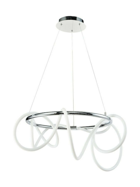 Hatzipantos Stores Pendant Lamp with Built-in LED Silver