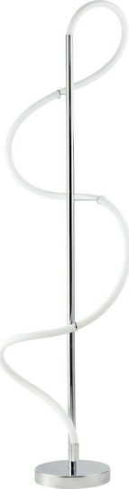 Hatzipantos Stores LED Floor Lamp H165xW28cm. with Natural White Light Silver