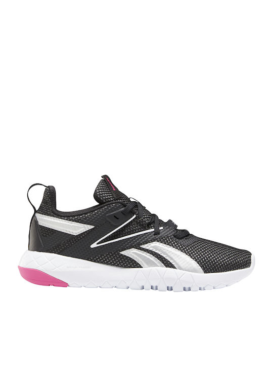 Reebok Mega Flexagon Sport Shoes for Training & Gym Black / White / Proud Pink