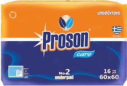 Proson Proson Care Υποσέντονα Ακράτειας 60x60cm 16τμχ