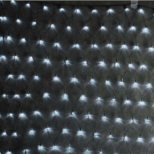 240 Lichterketten LED 2m. x 150cm Kaltes Weiß Typ Netz 1Stück