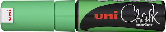 Uni-Ball Chalk Marker PWE-8K Marker Green Blackboard Liquid Chalk for Glass Φωσφοριζέ 8.0mm