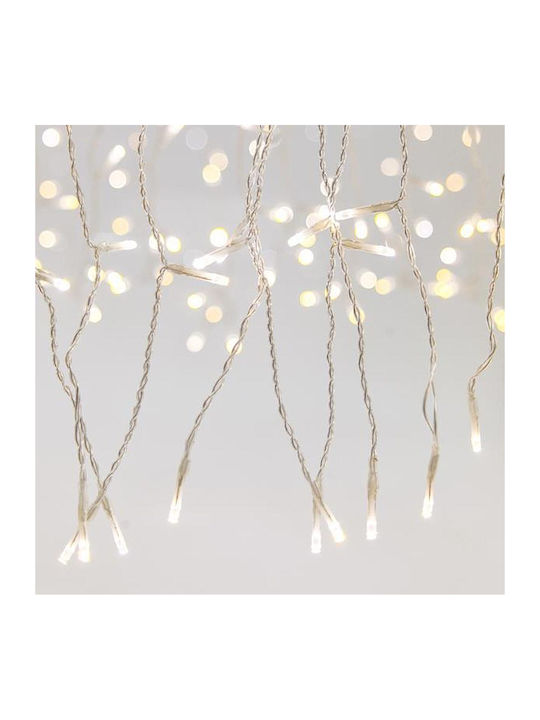 360 Lichterketten LED 2m. x 200cm Warmes Weiß Typ Vorhang 1Stück
