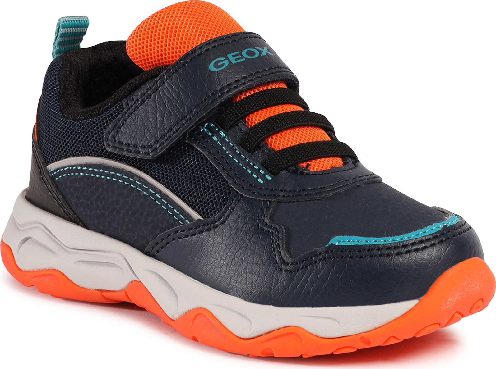 Geox Παιδικό Sneaker Calco για Αγόρι Navy Μπλε J04CLA0FEFUC0820 ...