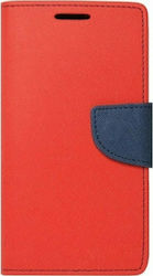 iSelf Fancy Synthetic Leather Wallet Red (iPhone 12 Pro Max)