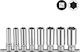 Force Căpăcei Hexagonali Lungi cu Patrat de Prindere 3/8" Set 8buc