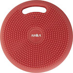 Amila Air Cushion Δίσκος Ισορροπίας Κόκκινος με Διάμετρο 33cm