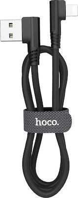 Hoco U83 Puissant Angle (90°) USB-A to Lightning Cable Black 1.2m (HC-U83LBK)