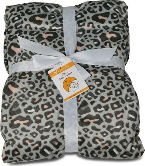 Cangaroo Decke Wickeltücher für Kinderzimmer Vlies Gray 75x105cm