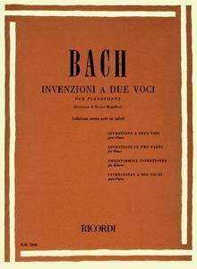 Ricordi Bach - Invenzioni A Due Voci pentru Voce