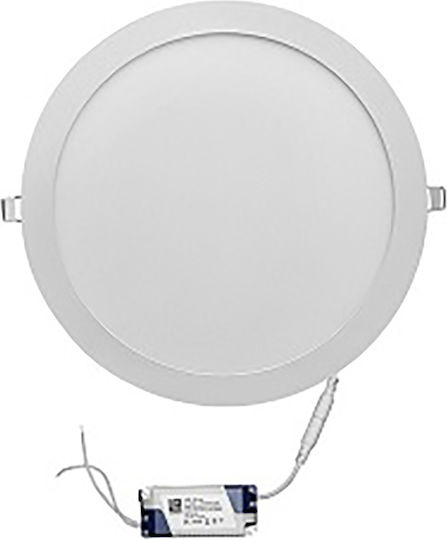 Adeleq Rund Vertieft LED Panel 25W mit Kaltweiß Licht 6300K