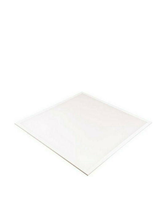 Eurolamp Square Recessed LED Panel 40W with Natural White Light 60x60cm