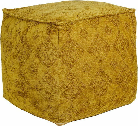Πουφ Hocker Κεχριμπαριού 45x45x45cm