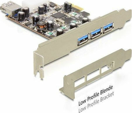 DeLock Карта PCIe с 4 USB 3.0 порта