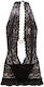Cottelli Collection Little Lace Dress Σετ Sexy Babydoll Black