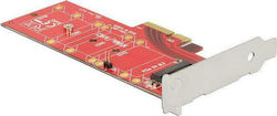 DeLock Placă PCIe cu 4 Porturi M.2