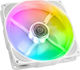 Noiseblocker NB-X Poole B12 PS Case Fan 120mm (1500rpm / 58.09cfm) με RGB Φωτισμό και Σύνδεση 4-Pin PWM Λευκό