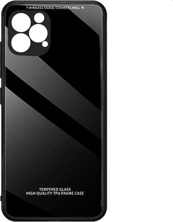 Glass Back Cover Συνθετική Μαύρο (iPhone 12 / 12 Pro) Skroutz.gr