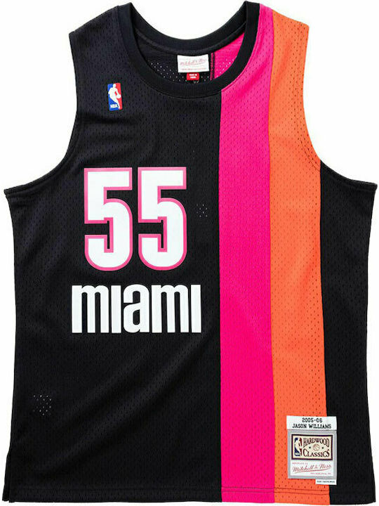 Mitchell & Ness Miami Heat 2005-06 SMJYCP19244-MHEBLCK05JWI Jersey Aussehen Basketball Jason Williams