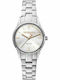 Trussardi T-Bent Дамски Часовник 32mm Кварцов със Сребриста Метална Верижка