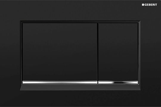 Geberit Sigma 30 Flush Plate Dual Flush Black