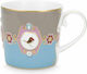 PiP Studio Love Birds Medallion Чаша от порцелан Синьо-каки 150ml