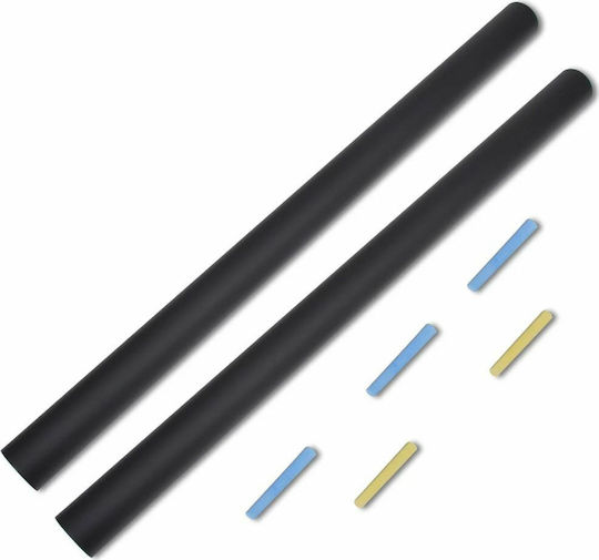 Dekorativer Aufkleber Wand Tafel 2Stück 300x60cm vidaXL