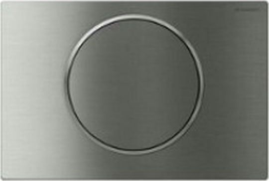 Geberit Sigma 10 Плочка за котлонче Единично промиване Inox