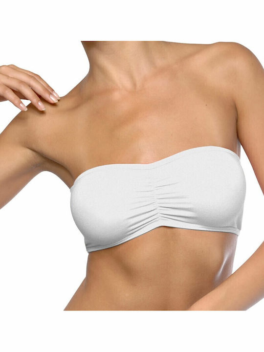 Helios Women's Bra without Padding White