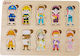 Wooden Kids Peg Puzzle Professions for 1.5+ years+ Years 10pcs Classic World