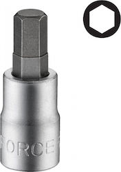 Force Bit-Stecknuss mit Inbusschlüssel-Bit und Antriebsvierkant 1/4'' Größe H7x32mm 1Stück Force Bit-Stecknuss mit Inbusschlüssel-Bit und Antriebsvierkant 1/4'' Größe H7x32mm 1Stück