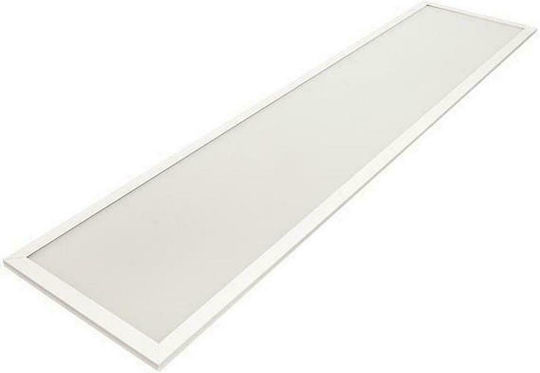 Eurolamp Παραλληλόγραμμο Χωνευτό LED Panel 40W με Θερμό Λευκό Φως 3000K 119.5x29.5εκ.