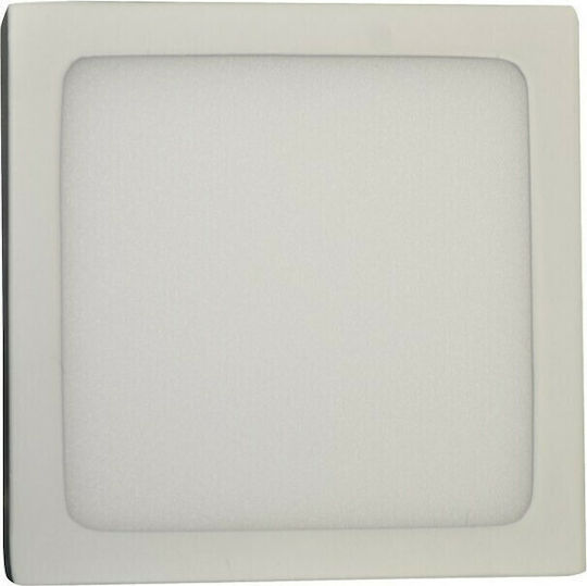 V-TAC Τετράγωνο Εξωτερικό LED Panel 6W με Ψυχρό Λευκό Φως 6400K 18x18εκ.