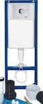 Siamp Exclusive Eingebaut Kunststoff Toiletten-Spülung Rechteckig