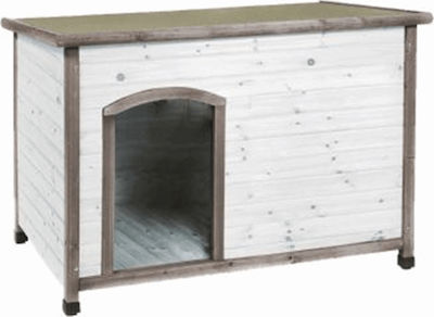 Kerbl Σπίτι Σκύλου Large Dog House Wooden Outdoor White 116x76x82cm 0768317