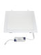 Adeleq Platz Vertieft LED Panel 25W mit Kaltweiß Licht 6300K