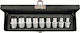 Yato Torx Steckdosen mit Rahmen Gastgeber 1/2" Set 9Stücke