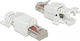 DeLock Stecker RJ-45 männlich 2Stück Weiß (86416)