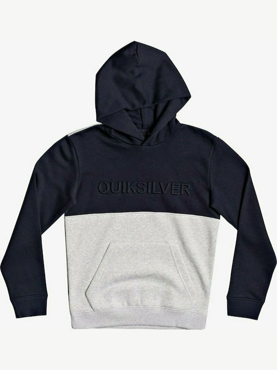 Quiksilver Kinder Sweatshirt mit Kapuze Schwarz Emboss Block