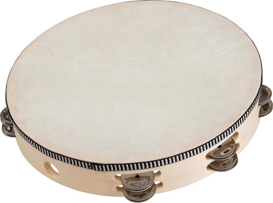 Soundsation Ταμπουρίνο Maple Tambourine With Natural Skin Head And 2-row Jingles 10" με Φυσικό Δέρμα
